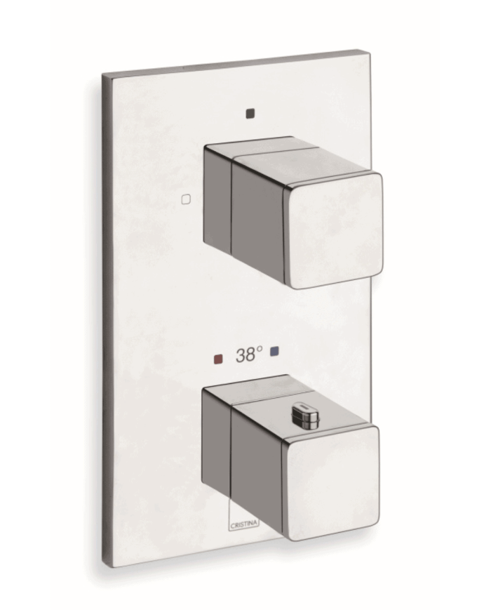 Façade douche thermostatique Quadri - Ondyna