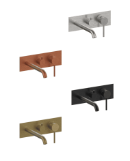 Kit mitigeur baignoire inverseur 2/3 voies Pepe XL - Frattini