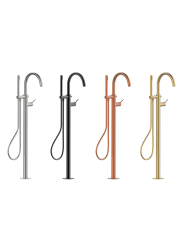 Mitigeur bain au sol + douchette Pepe XL - Frattini