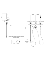 Mitigeur bain sur gorge Pepe XL - Frattini