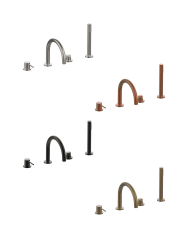 Mitigeur bain sur gorge bec Pepe XL - Frattini