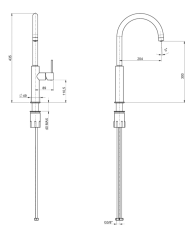 Mitigeur évier Pepe XL - Frattini