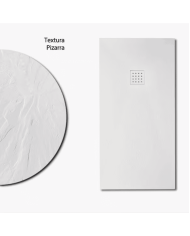 Receveur de douche Pomez effet ardoise – Doccia Group