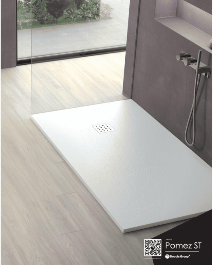 Receveur de douche Pomez effet ardoise – Doccia Group