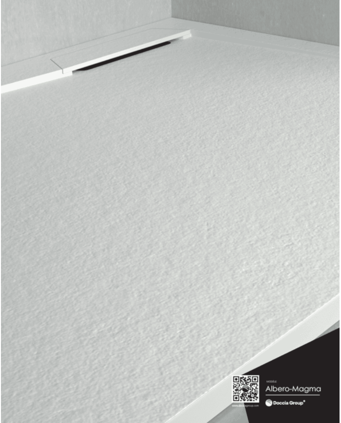 Receveur douche allégé Magma effet pierre – Doccia Group