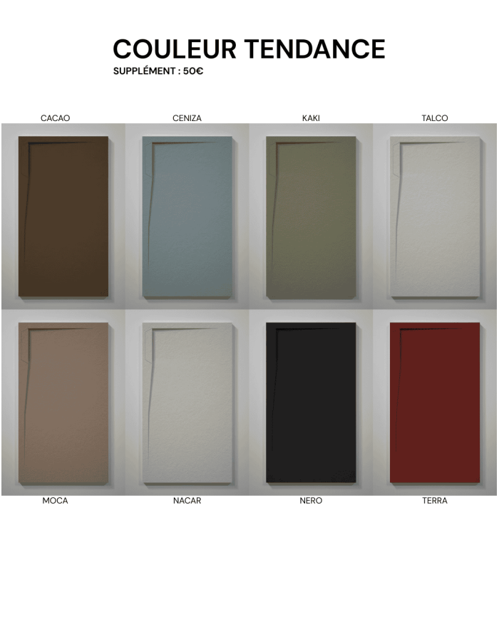 Receveur douche allégé Magma effet pierre – Doccia Group