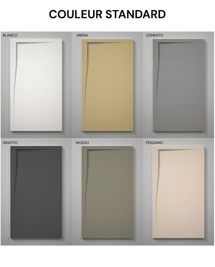 Receveur douche allégé Magma effet pierre – Doccia Group