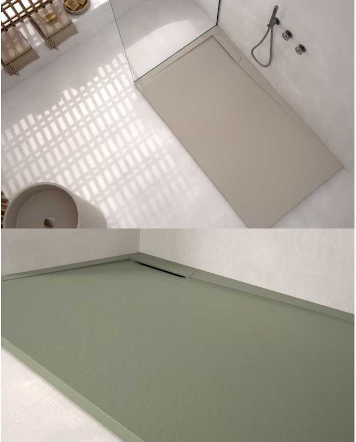 Receveur douche allégé Magma effet pierre – Doccia Group