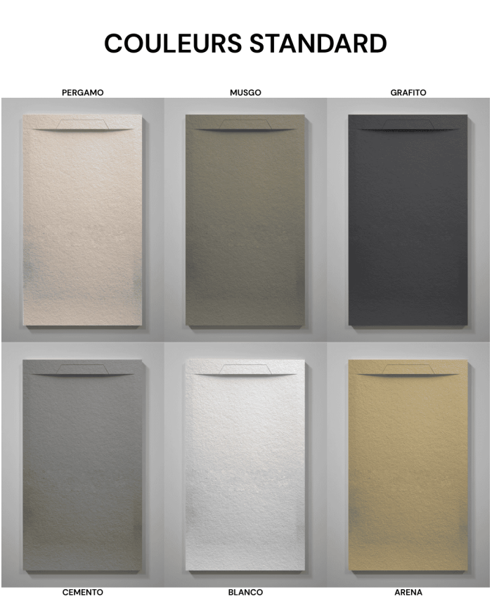 Receveur douche Teide effet pierre – Doccia Group