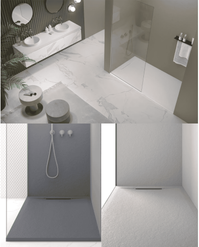 Receveur douche Teide effet pierre – Doccia Group