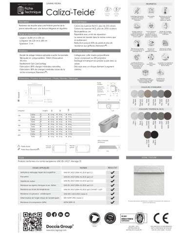 receveur douche vesubio | Doccia Nano-Coating®