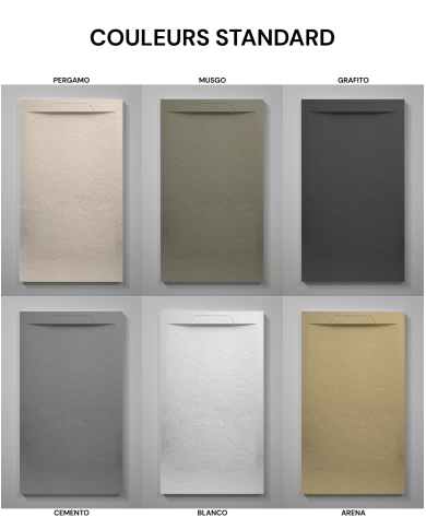 Receveur douche CALIZA effet pierre – Doccia Group