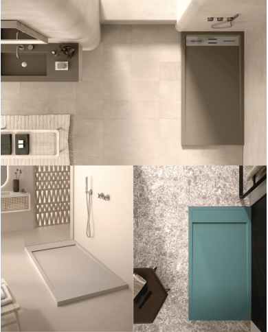 Receveur douche CANTO effet pierre – Doccia Group