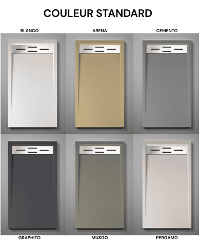 Receveur douche CANTO effet pierre – Doccia Group