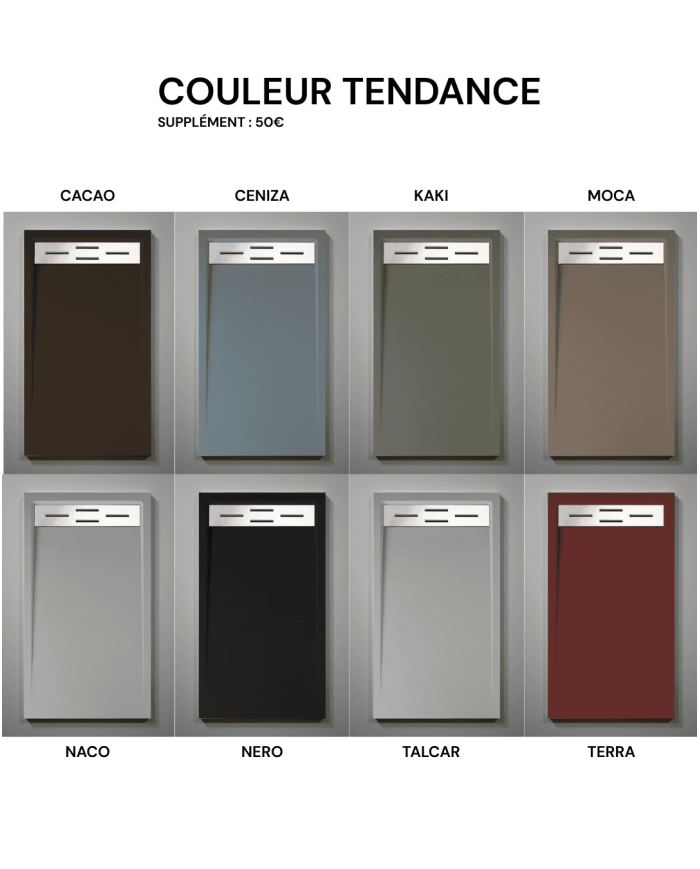 Receveur douche CANTO effet pierre – Doccia Group