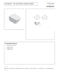 WC suspendu Green - Ondyna