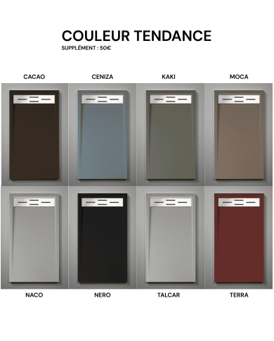 Receveur douche Stromboli effet pierre – Doccia Group