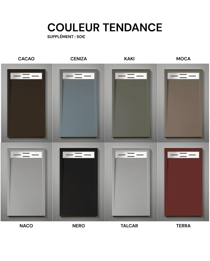 Receveur douche Stromboli effet pierre – Doccia Group