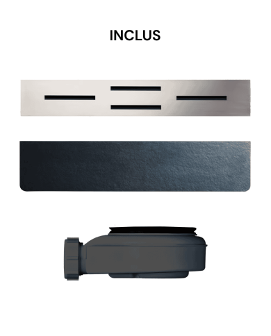 Receveur douche Stromboli effet pierre – Doccia Group