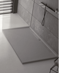 Receveur douche Vulcano Lateral effet pierre – Doccia Group