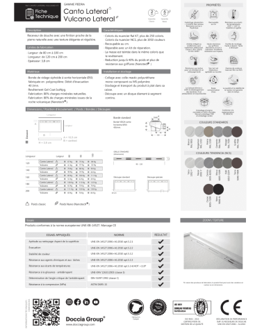 receveur douche caliza | Doccia Group rétro
