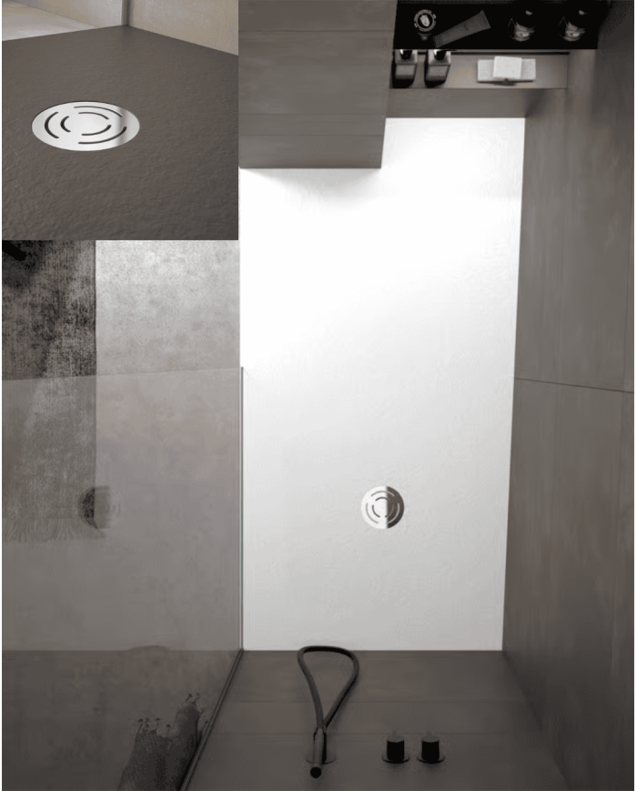 Receveur douche Granit effet pierre - Doccia Group