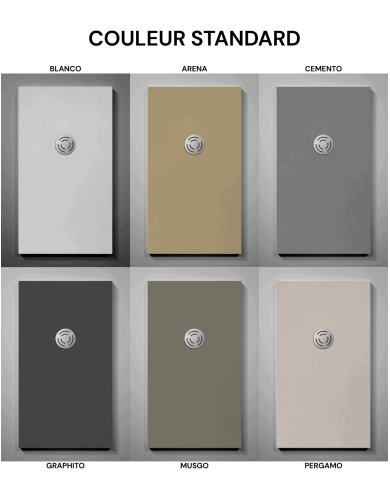 Receveur douche Granit effet pierre - Doccia Group