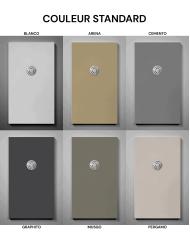 Receveur douche Vesubio effet pierre - Doccia Group