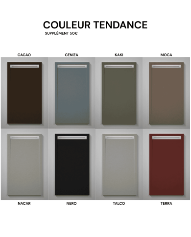 Receveur douche CUARZO effet ardoise - Doccia Group