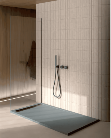 Receveur douche CUARZO effet ardoise - Doccia Group