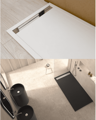 Receveur douche Fuji effet ardoise - Doccia Group