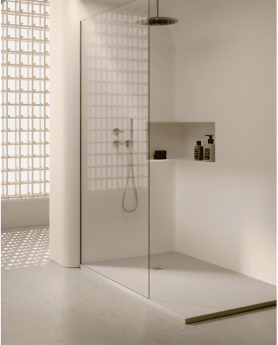 Receveur douche BASALTO effet ardoise - Doccia Group