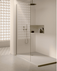 Receveur douche BASALTO effet ardoise - Doccia Group