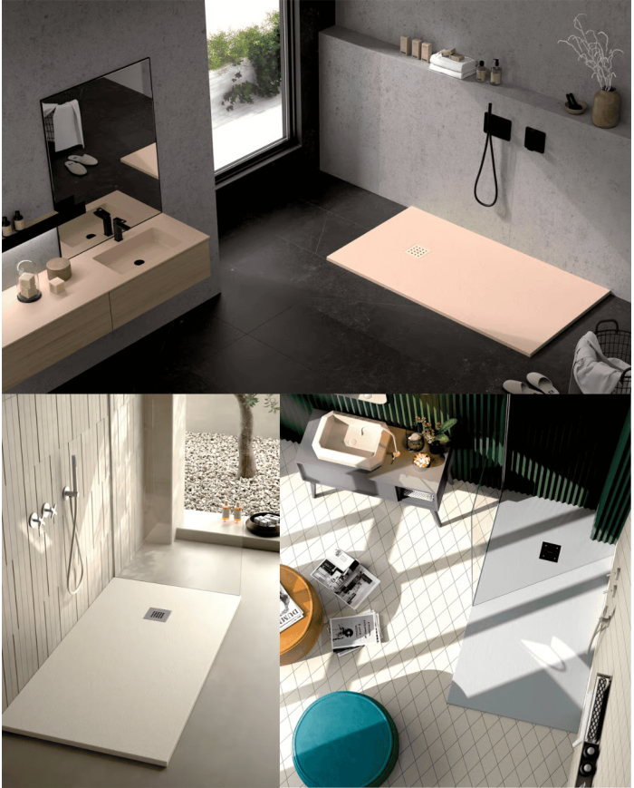 Receveur douche LIPARI effet ardoise - Doccia Group