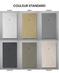 Receveur douche LIPARI effet ardoise - Doccia Group