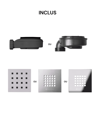 Receveur douche LISO ENMARCADO - Doccia group