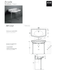 console salle de bain simas | Structure vintage italienne