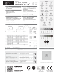 Receveur douche FUEGO ENMARCADO FRONTAL - Doccia group