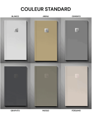 Receveur douche FUEGO ENMARCADO FRONTAL - Doccia group