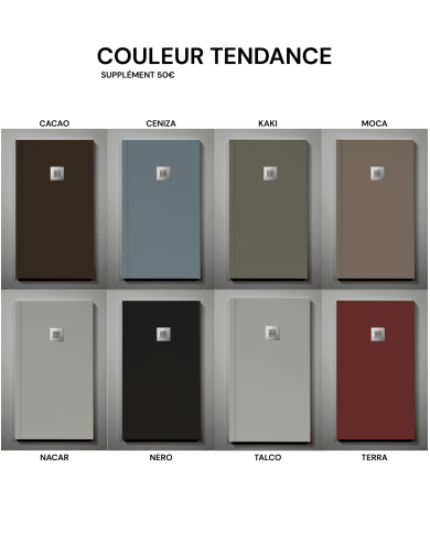 Receveur douche FUEGO ENMARCADO FRONTAL - Doccia group