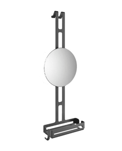 Etagère douche avec tablette et miroir - Ondyna