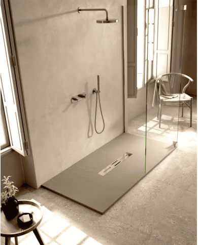 receveur douche ardesia doccia | résine pierre naturelle