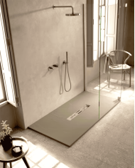 receveur douche ardesia doccia | résine pierre naturelle
