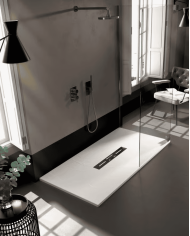 receveur douche ardesia doccia | résine pierre naturelle
