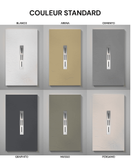 Receveur douche SANTORIN effet ardoise - Doccia group