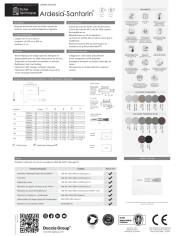 Receveur douche SANTORIN effet ardoise - Doccia group