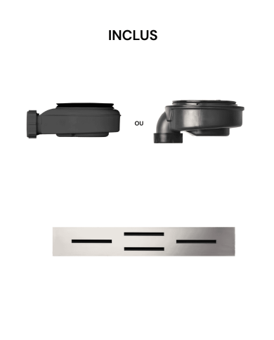 Receveur douche SANTORIN effet ardoise - Doccia group