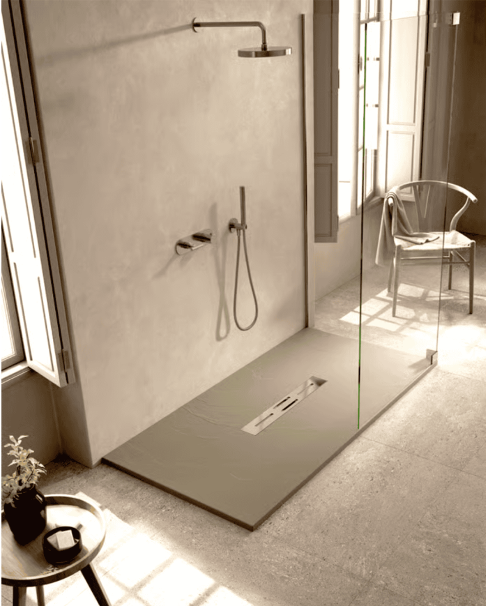 Receveur douche SANTORIN effet ardoise - Doccia group