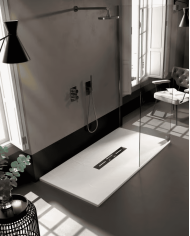 Receveur douche SANTORIN effet ardoise - Doccia group