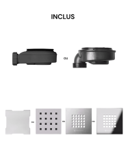 Receveur douche SEDA effet lisse - Doccia group